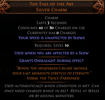 a new unique charm in poe2 update dawn of the hunt, called 
